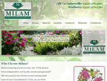 Tablet Screenshot of milamfh.com